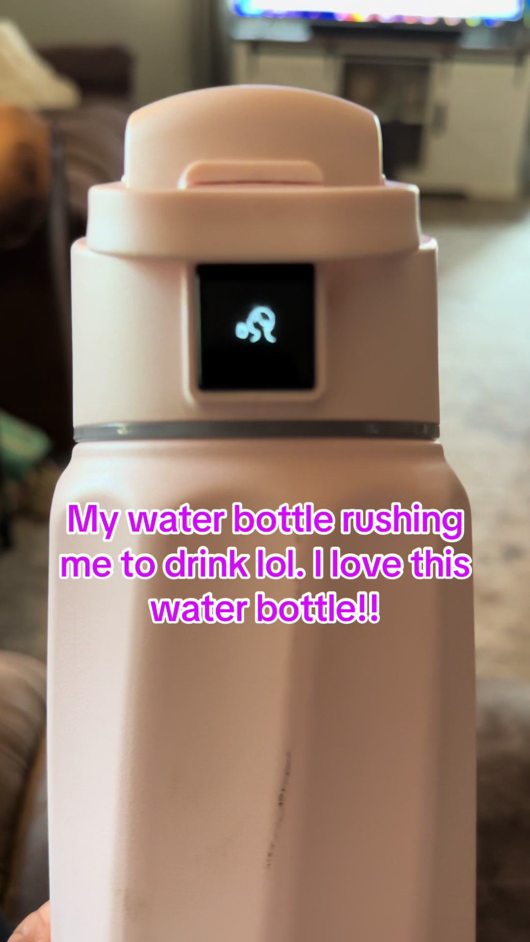 TikTok post by @kathyweseloh for Water H Costa Rica. Caption reads: #WATERH Boost #SmartWaterBottle with APP - Wide....