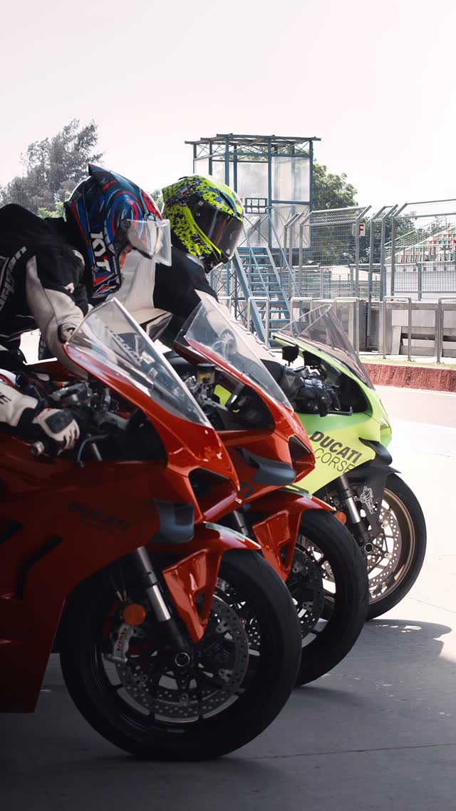 Instagram post by @diliplalwani for Ducati. Caption reads: Precision. Power. Passion. 

The track came alive....