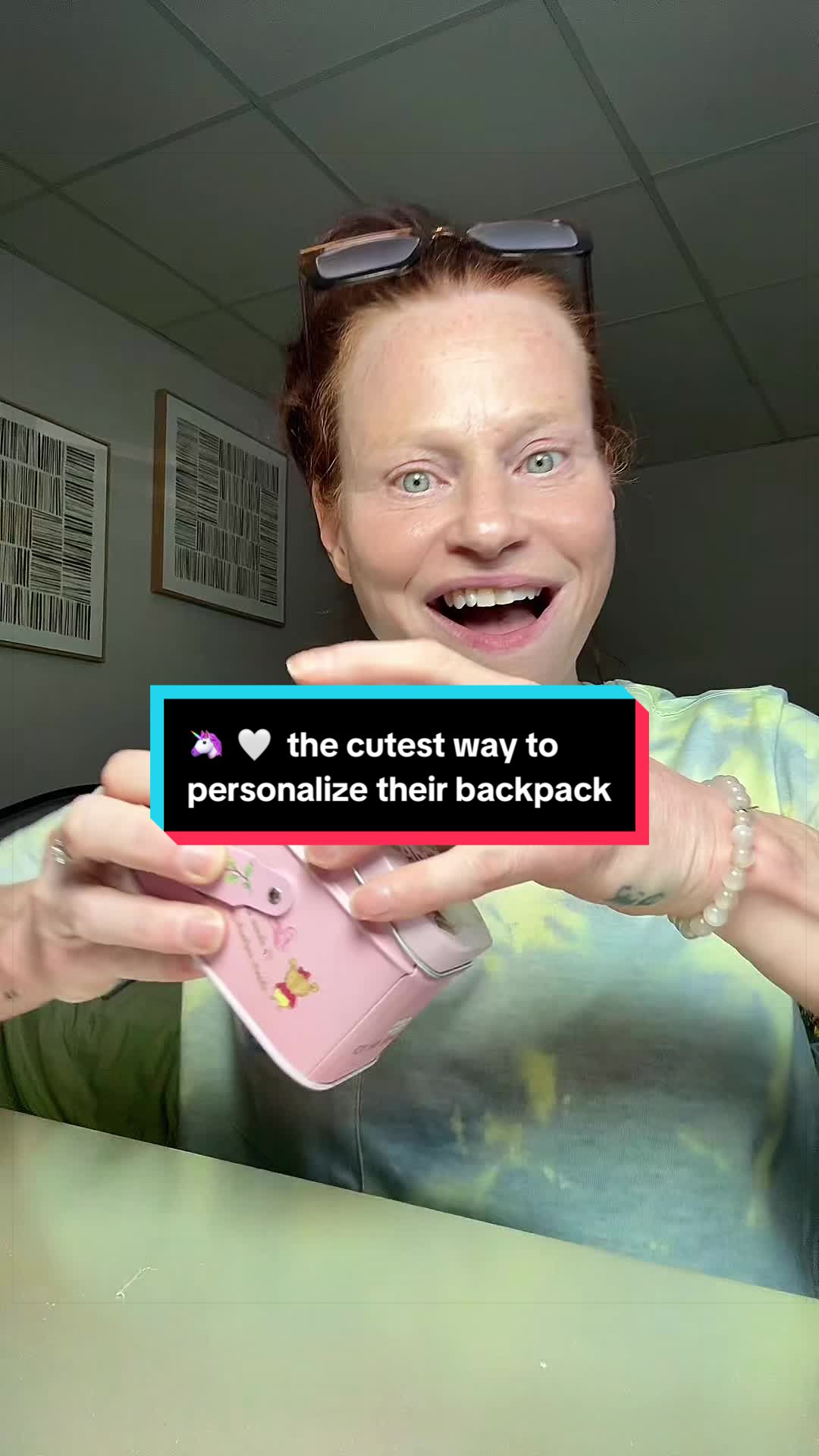 TikTok post by @dawnlsmith422 for Bunnylulu. Caption reads: [...] more magical 🦄✨#backpackessentials....