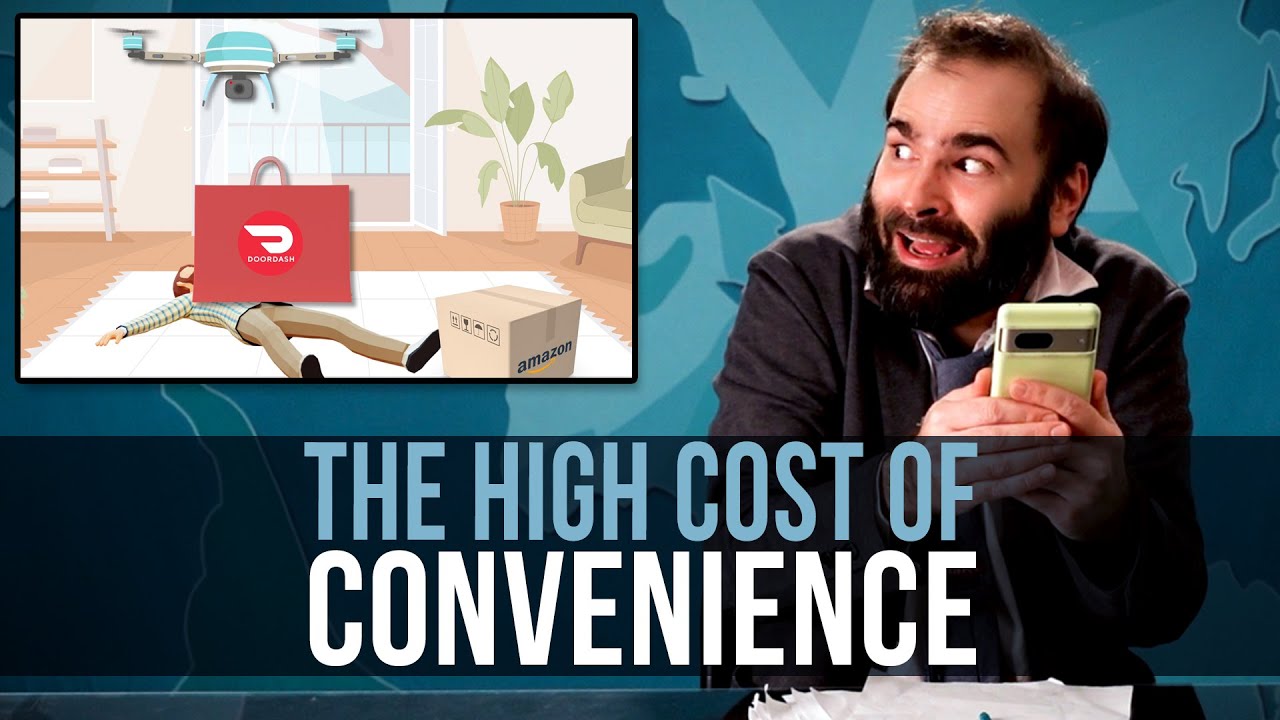 YouTube post by @SMN for Ridge. Caption reads: The High Cost of Convenience - SOME MORE NEWS.