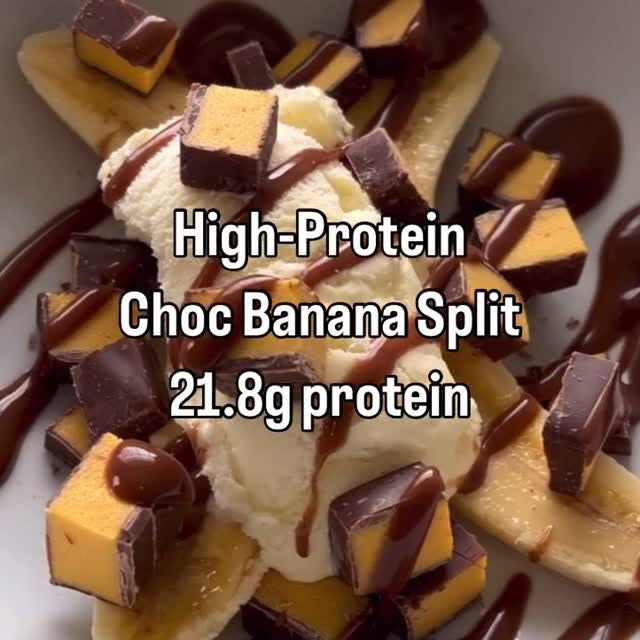 Instagram post by @she_snacks for Bulk Nutrients. Caption reads: Go bananas for this High-Protein Choc Banana....
