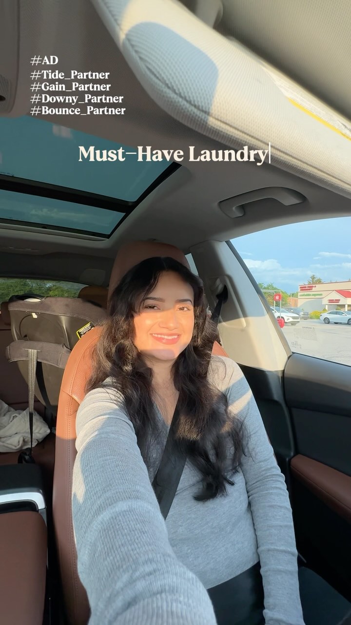 Instagram post by @jacquelineescobar__ for Tide. Caption reads: #AD I always love using P&G laundry care products....