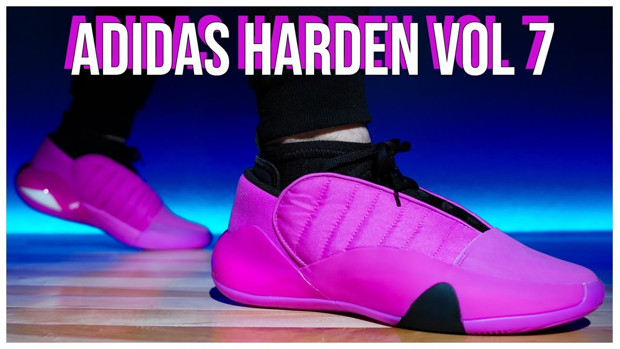 YouTube post by @WearTesters for Sole Premise. Caption reads: adidas Harden Vol 7: One of The Best Basketball....