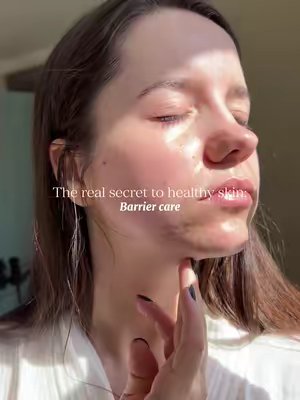 TikTok post by @glowwithmelove for 4AM Marketing – Saebyeok Naesi. Caption reads: [...] and cream. @COSRX Official @4AM Marketing –....