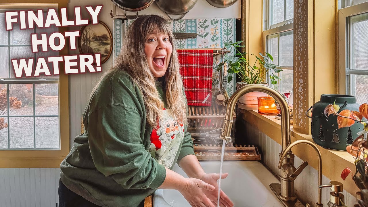 YouTube post by @HEYWANDERER for Azure Standard. Caption reads: Preparing for Our Coziest Off Grid Winter Yet.