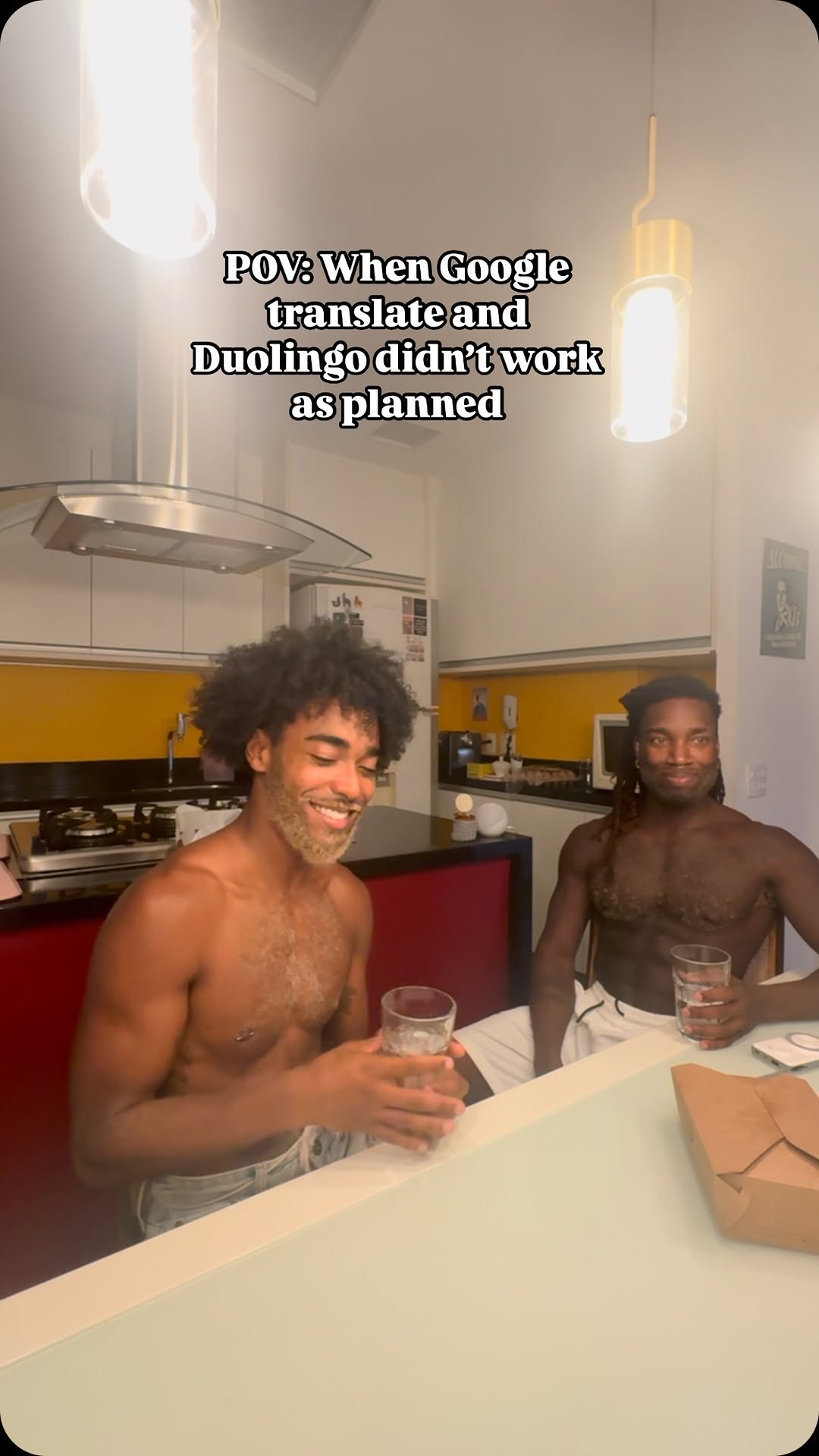 Instagram post by @amir_morris for Babbel. Caption reads: Am I the only one that looks around when confused?....