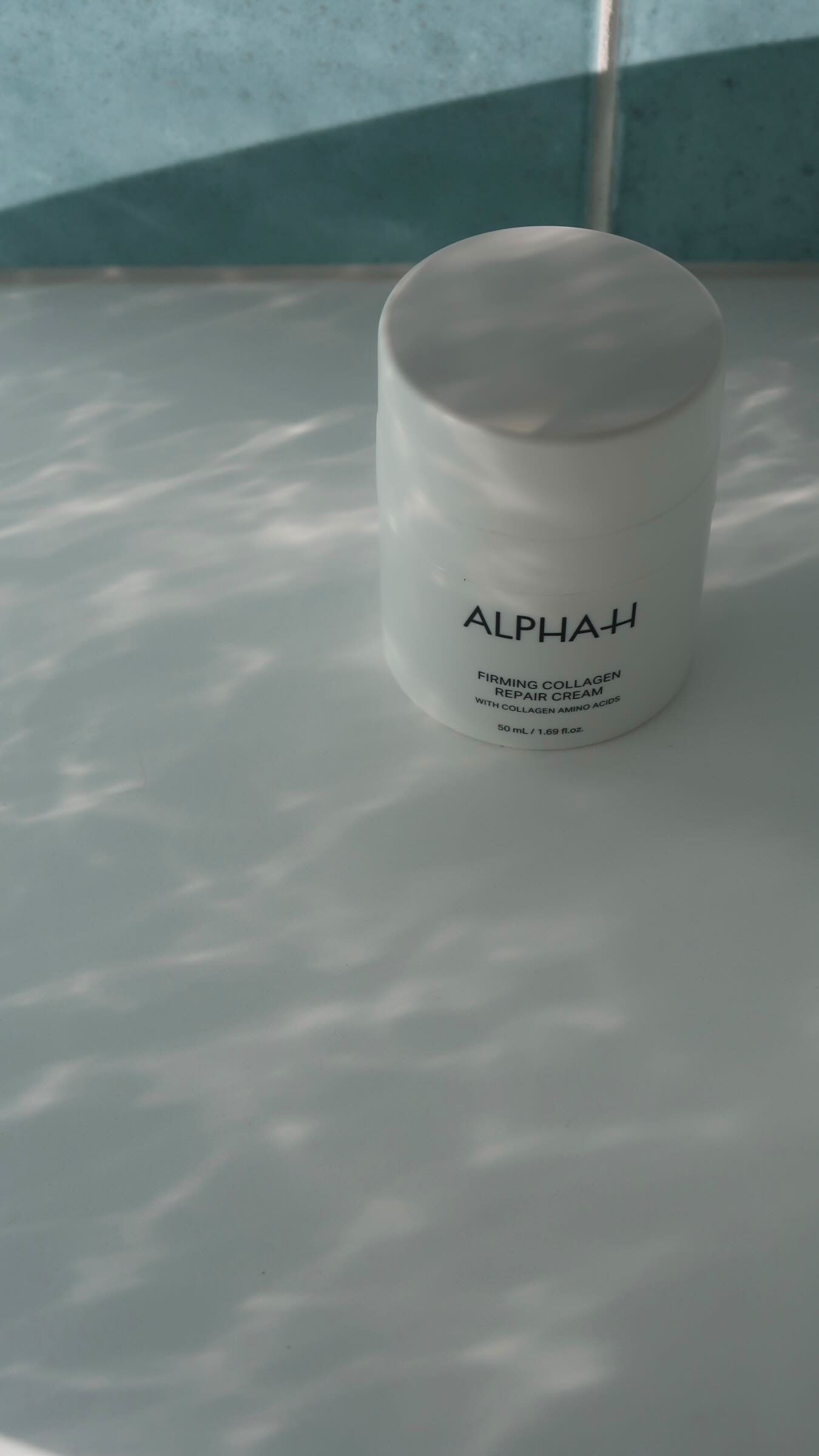 Instagram post by @madeleineedwards for ALPHA-H. Caption reads: A moisturiser that strengthens your skin’s....
