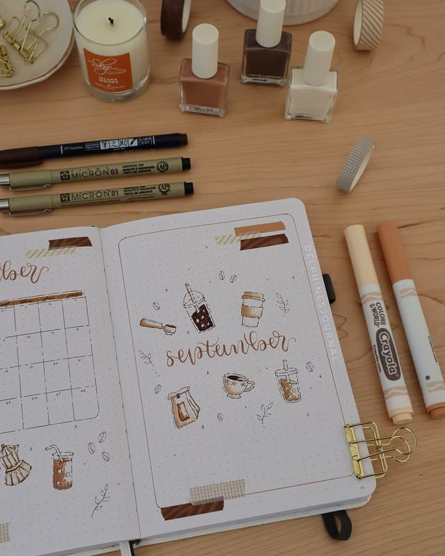 Instagram post by @delphinesjournal for Scribbles That Matter. Caption reads: [...] on pinterest 📖 stationery: •....