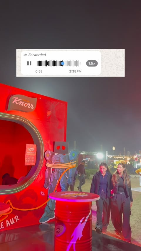 Instagram post by @blooseclues for Knorr. Caption reads: [...] the voice note.
Ended up at....