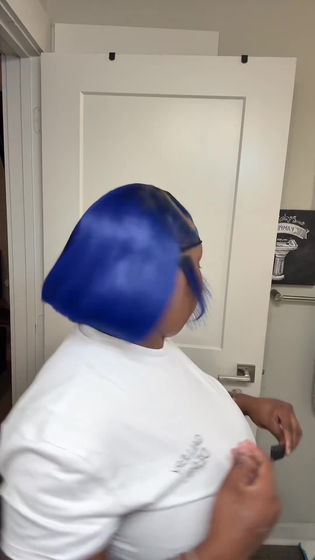 TikTok post by @1cheviiiiiii for Eullair. Caption reads: Wig from @eullair Hair @eullairhairbest @eullair....