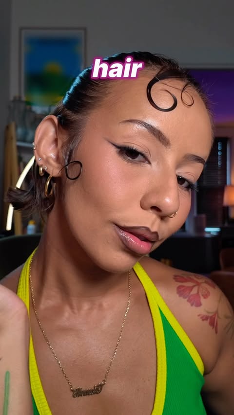 Instagram post by @nemesismarie06 for Bounce Curl. Caption reads: [...] 🛍️🛒 @sephora @crownaffair @bouncecurl....