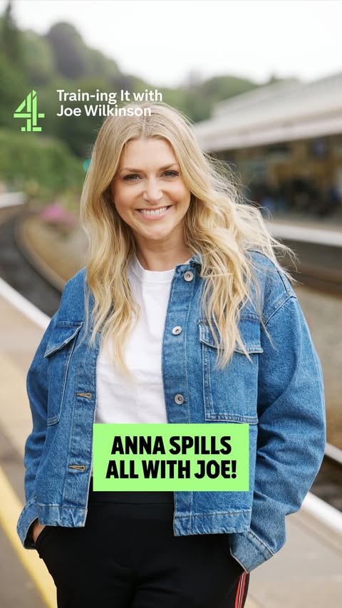 Instagram post by @annawilliamsonofficial for Channel 4. Caption reads: Anna Williamson on how she uses her train journey....