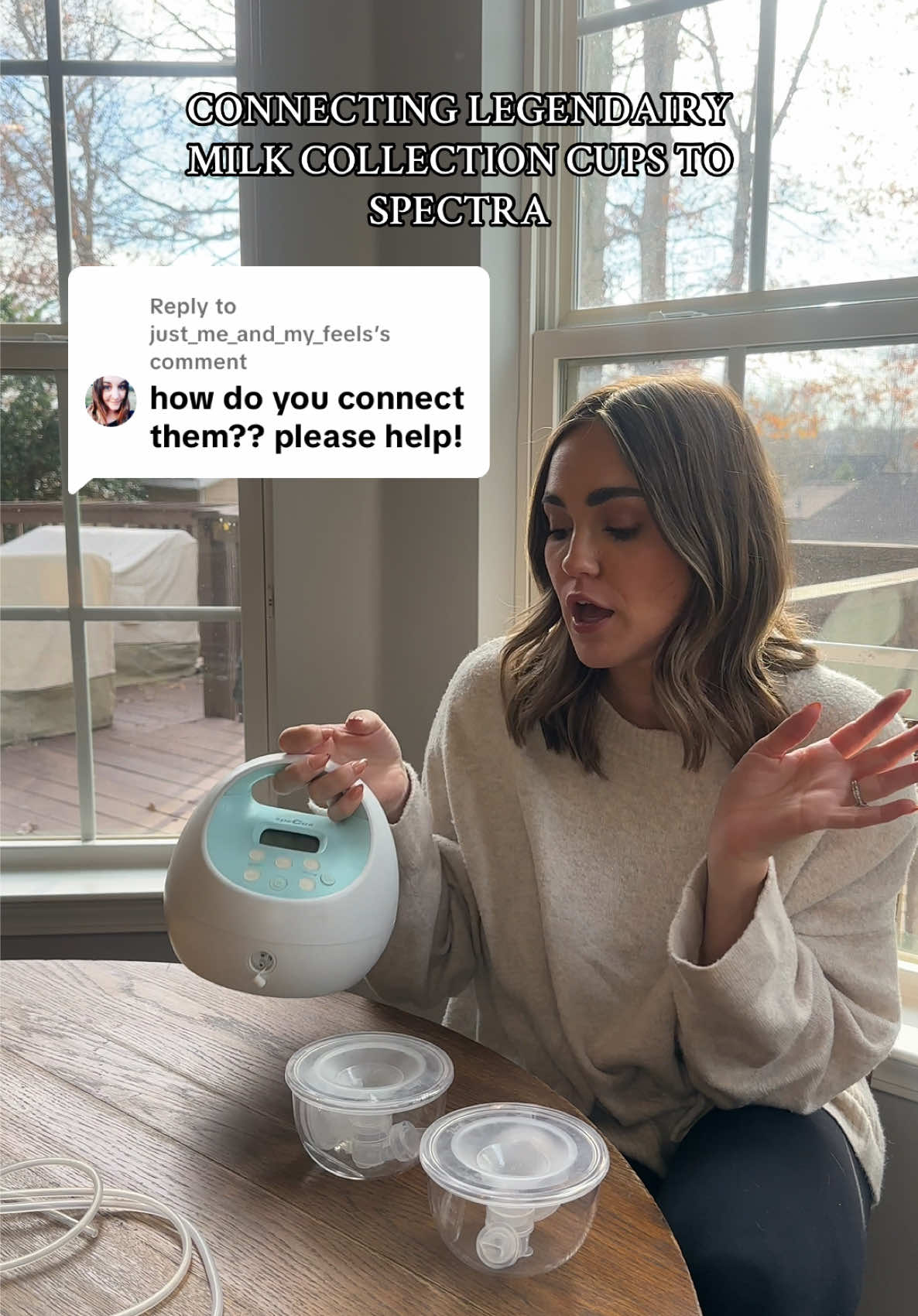 TikTok post by @emsc254 for Legendairy Milk. Caption reads: [...]  How to connect your spectra to the....