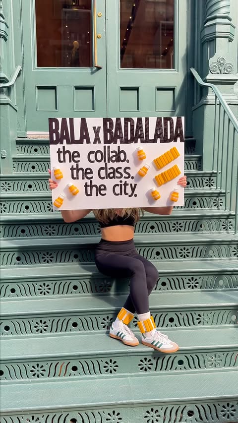 Instagram post by @soldejaneiro for Bala. Caption reads: [...] Glow. 💛 We've joined forces with @Bala to....