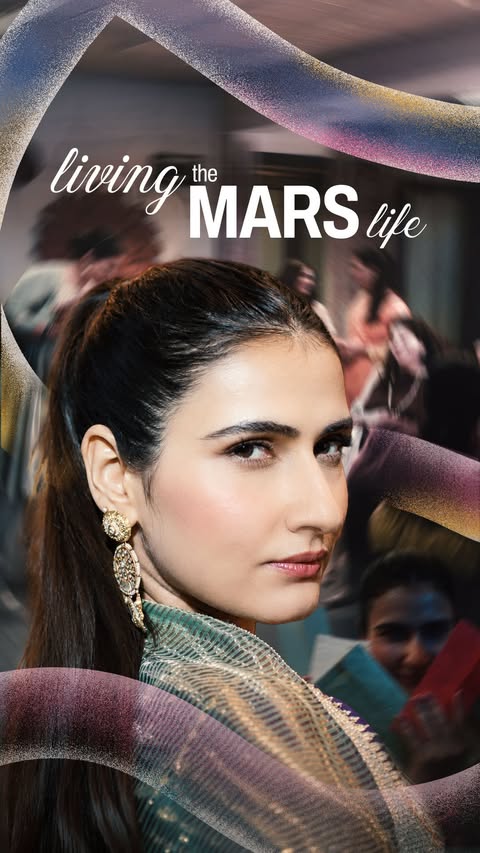 Instagram post by @fatimasanashaikh for MARS Cosmetics. Caption reads: Society ke bahar bhi ek life hai. New home, new....