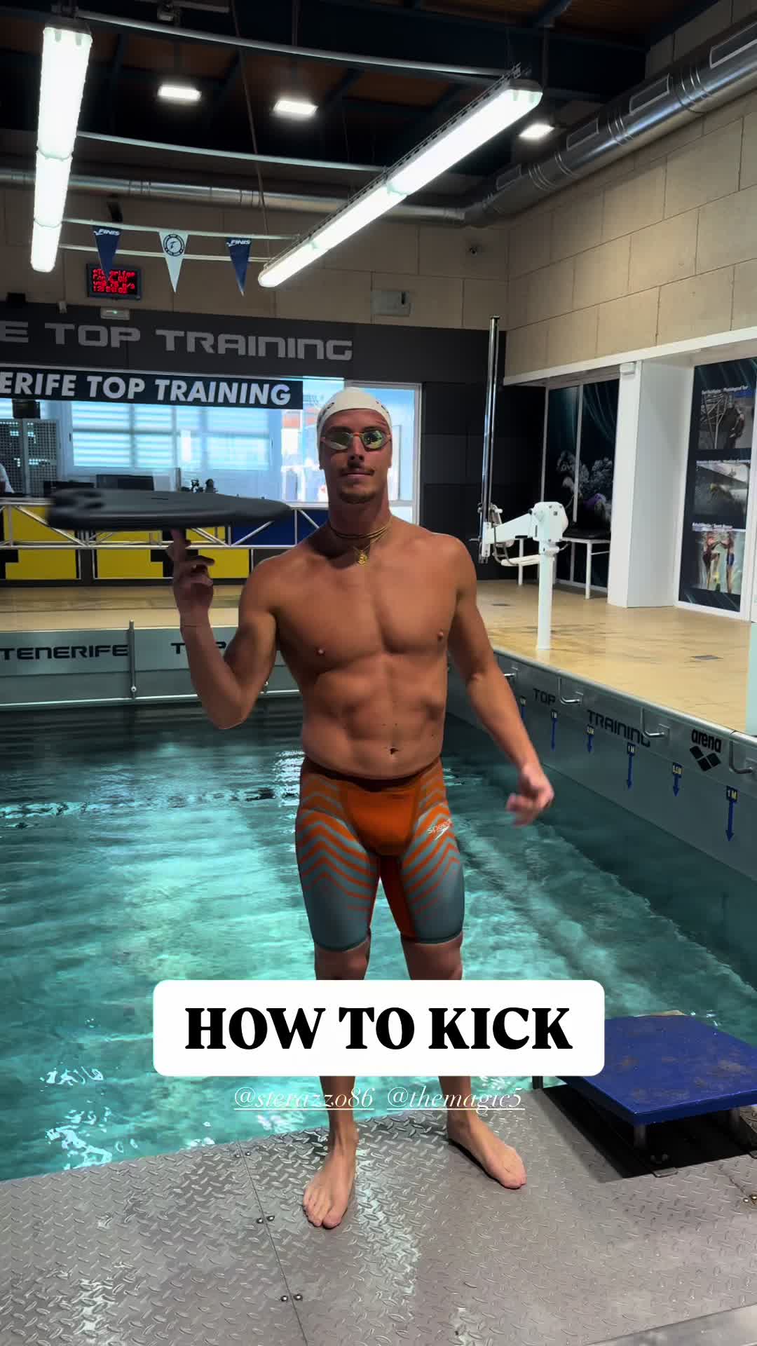 TikTok post by @sterazzo86 for TheMagic5. Caption reads: [...] legs and hips high for less drag!🙌🏻....