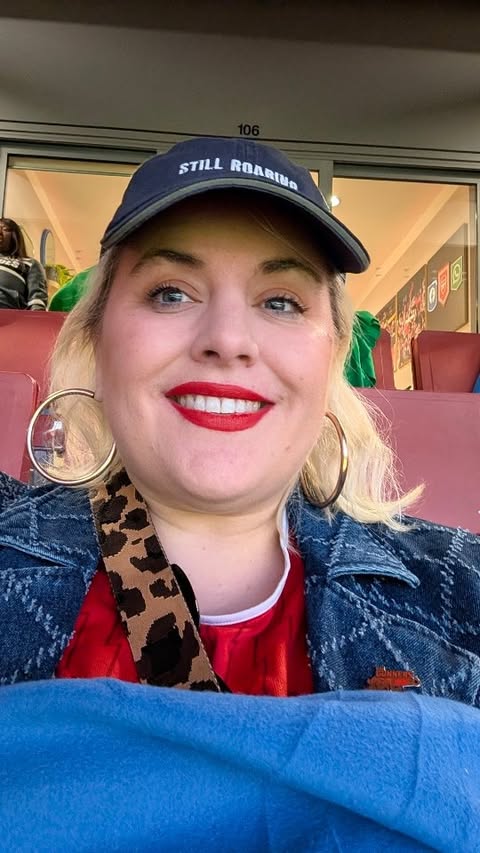 Instagram post by @felicityhayward for WhatsApp. Caption reads: [...] North London Derby yesterday with @whatsapp....