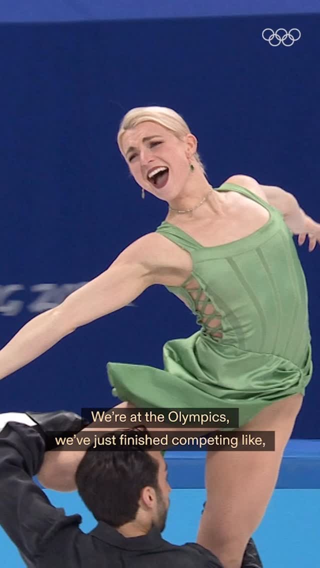 Instagram post by @jeanlucbaker for Olympics. Caption reads: Love confession that started at the Olympics....