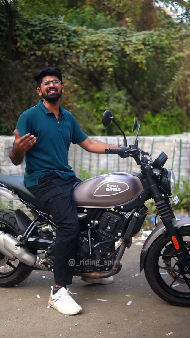 Instagram post by @_riding_spirit for Royal Enfield. Caption reads: Not the best yet! But can be if fixed these....