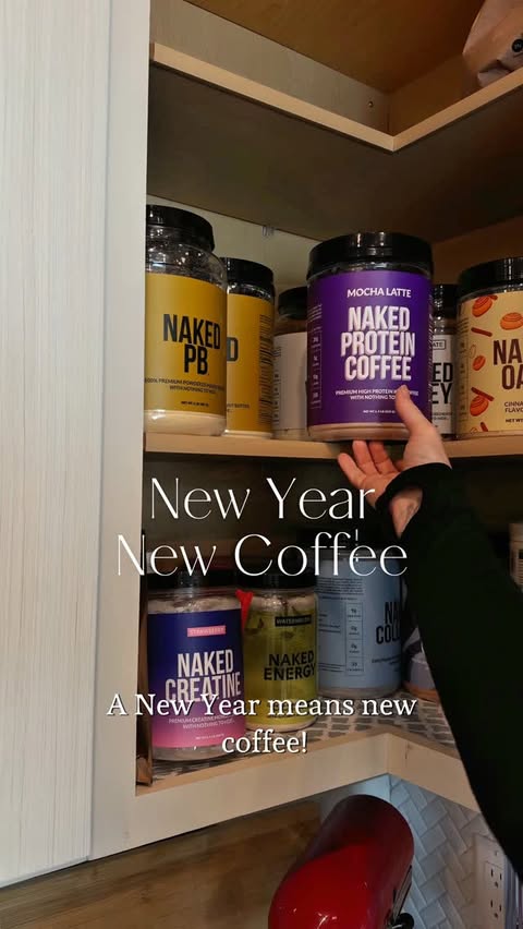 Instagram post by @alissamarie.wellness for NAKED nutrition. Caption reads: [...] Year off right thanks to @NakedNutrition....