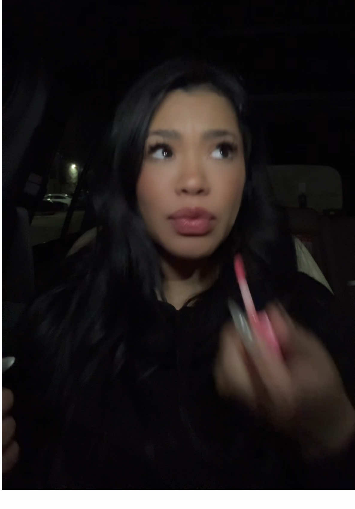 TikTok post by @xoehearts for Lurella Cosmetics. Caption reads: Real shi tho best lip oil @Lurellacosmetics....