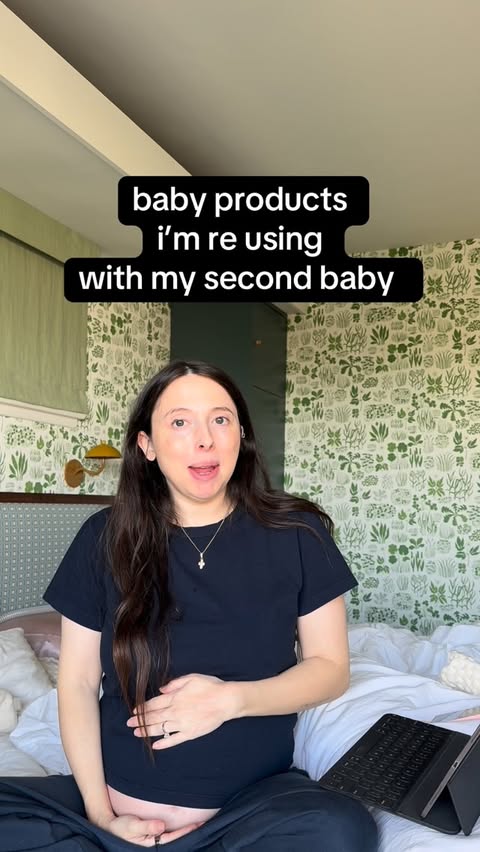 Instagram post by @esthermonster for Babylist. Caption reads: [...] two must haves in the comments PLS @babylist....