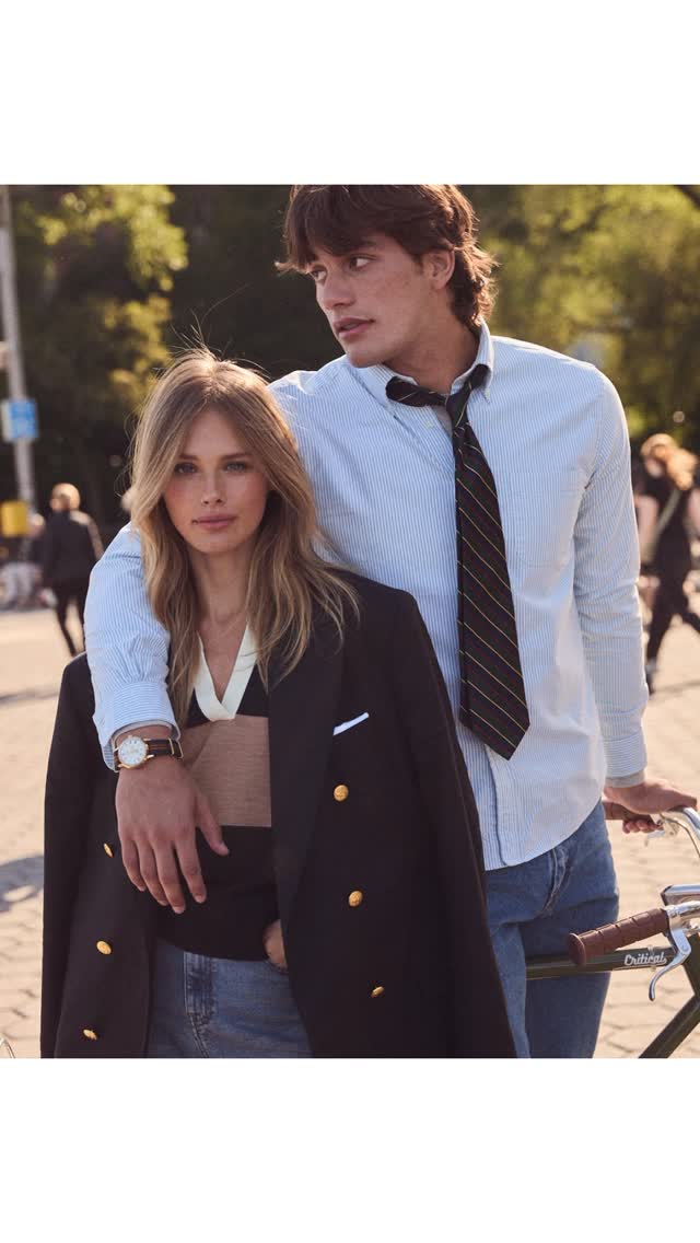 Instagram post by @colienarentmeester for Brooks Brothers. Caption reads: Back to school with @brooksbrothers 
(channeling....