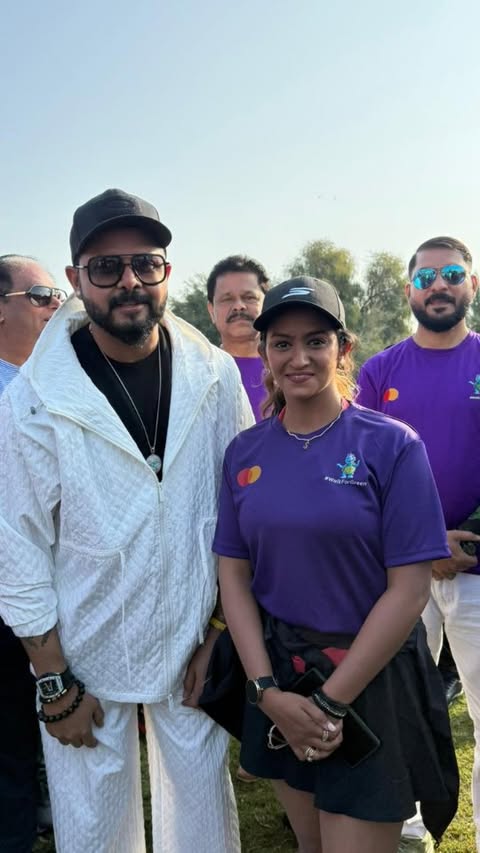 Instagram post by @sanjanakaria for Mastercard. Caption reads: [...] by our partners: * Presenting Sponsor:....