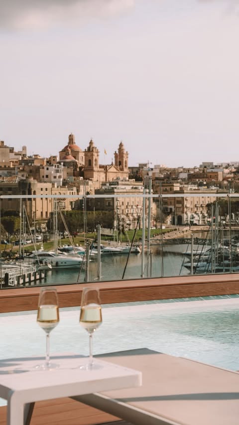Instagram post by @beautelicieuse for VisitMalta. Caption reads: Feels like one of those places that looks....