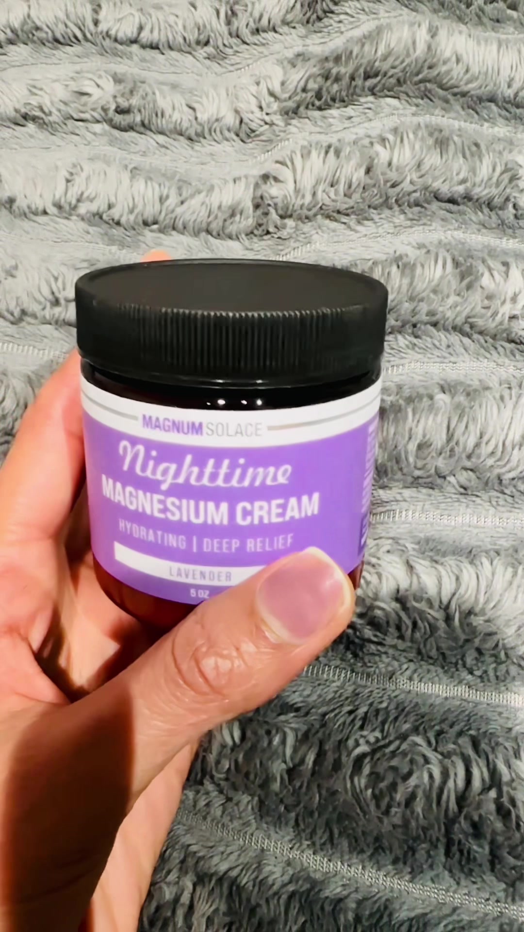 TikTok post by @simranchhetri222 for Magnum Solace. Caption reads: [...] #nighttimeroutine #skincareroutine @Magnum....