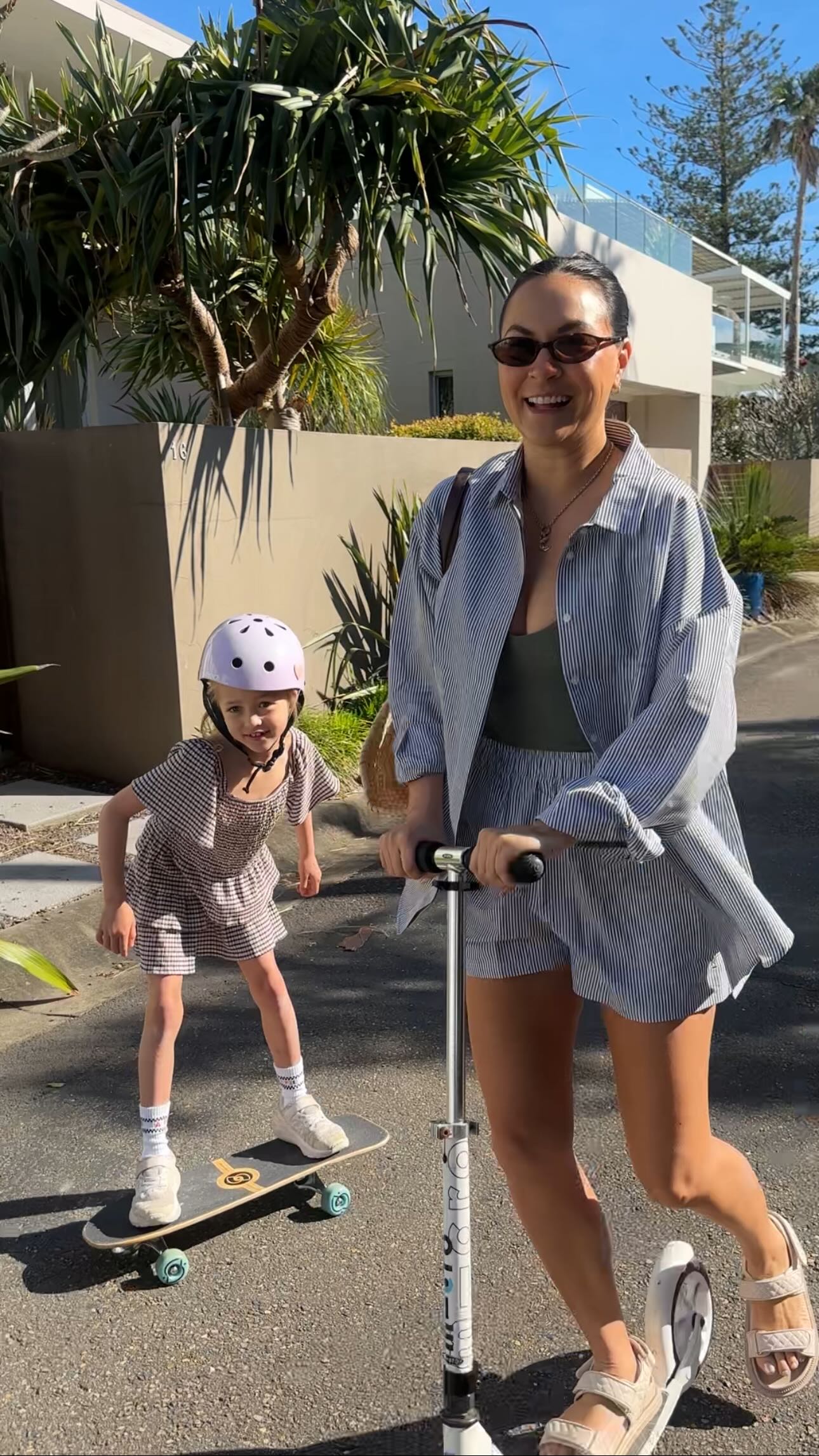 Instagram post by @gemma_peanut for Nimble Activewear. Caption reads: [...] the new matcha colour range from....