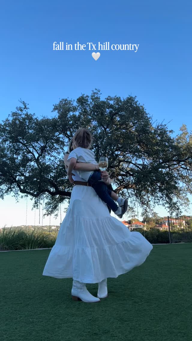 Instagram post by @mandynicolebarker for Tecovas. Caption reads: my favorite place made even more special with my....