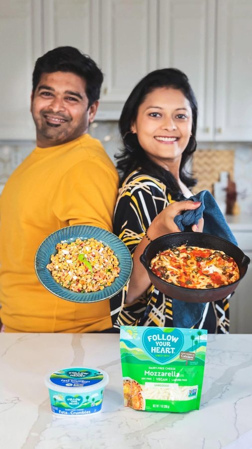 Instagram post by @yummee.with.amee for Follow Your Heart. Caption reads: #ad Super Snack Showdown featuring 2 delicious....