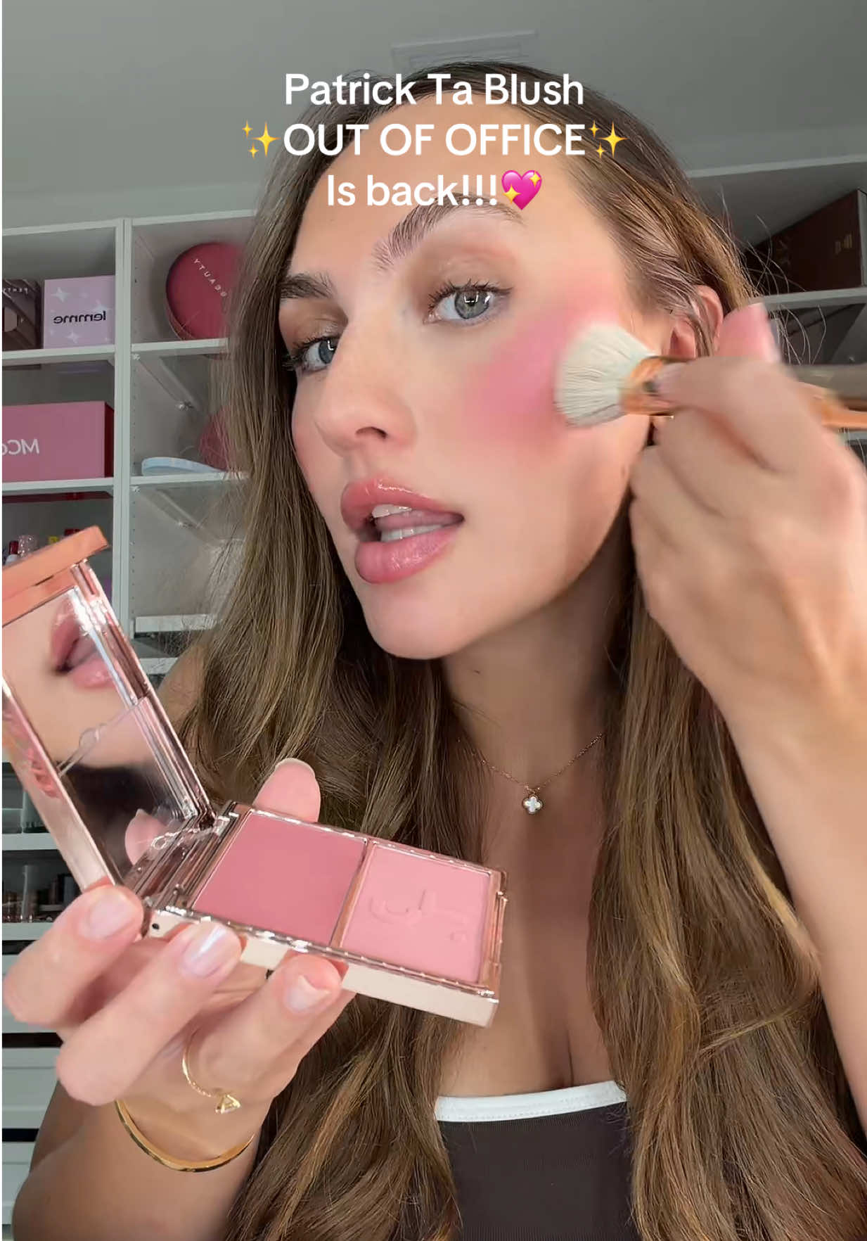 TikTok post by @daniellamagee for Patrick Ta. Caption reads: [...] BACK! The limited edition @Patrick Ta Beauty....