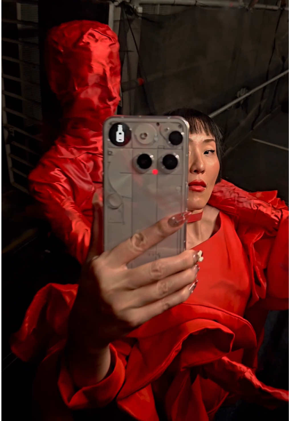 TikTok post by @charlene.davies for nothing. Caption reads: @nothing Phone (3) is more than a phone — it’s a....