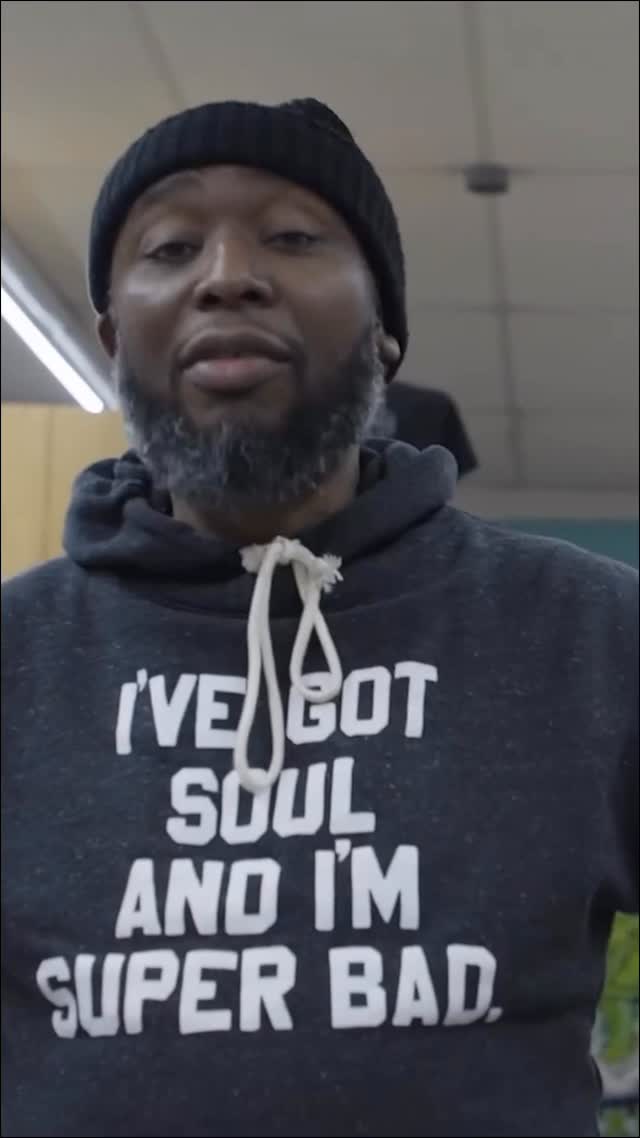 Instagram post by @9thwonder for Mass Appeal. Caption reads: Come for the makeshift blindfold, stay for....