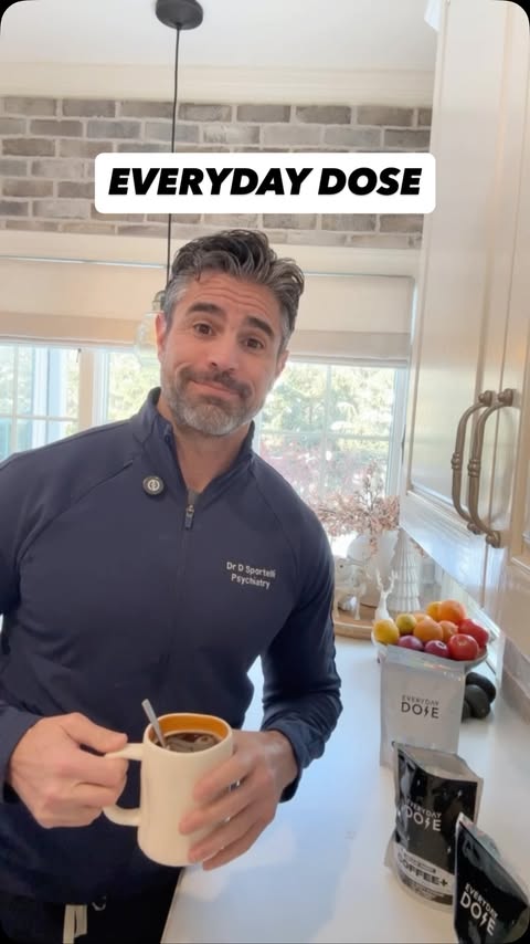 Instagram post by @drsportelli for Everyday Dose. Caption reads: [...] and I’ll send you more info in a DM.....