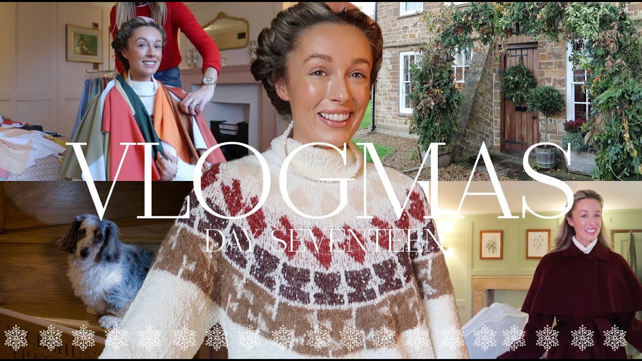 YouTube post by @JosieIrons for Klarna. Caption reads: Festive Home Vlog ❄️ I Get a Colour Analysis *....