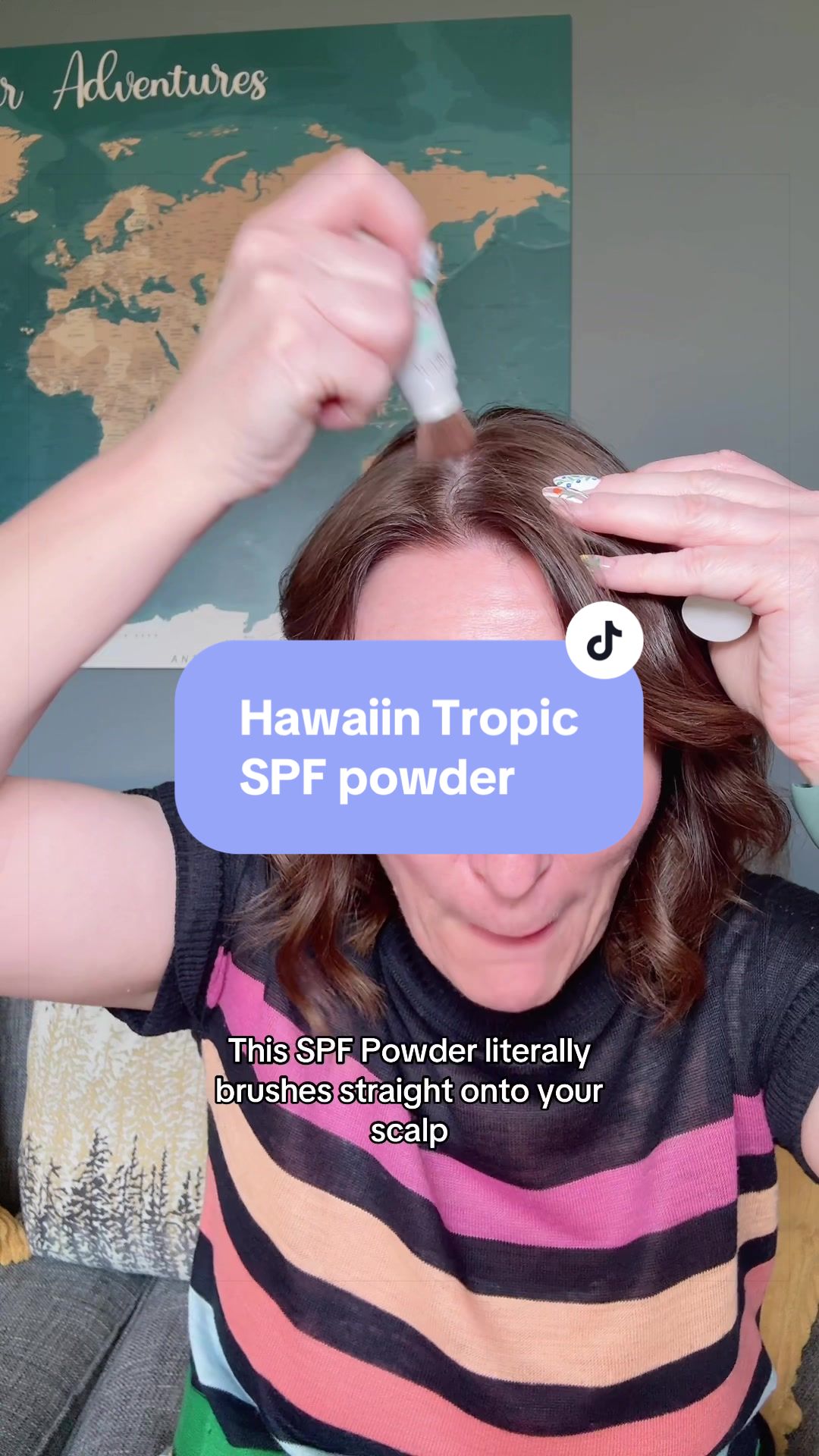 TikTok post by @lucy_bs_life for Hawaiian Tropic. Caption reads: [...] #sunprotection @Hawaiian Tropic.