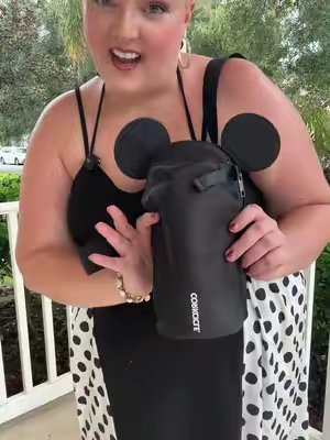 TikTok post by @daveauxruth for CORKCICLE. Caption reads: Loveeee me some @Corkcicle 😍 #corkcicle....