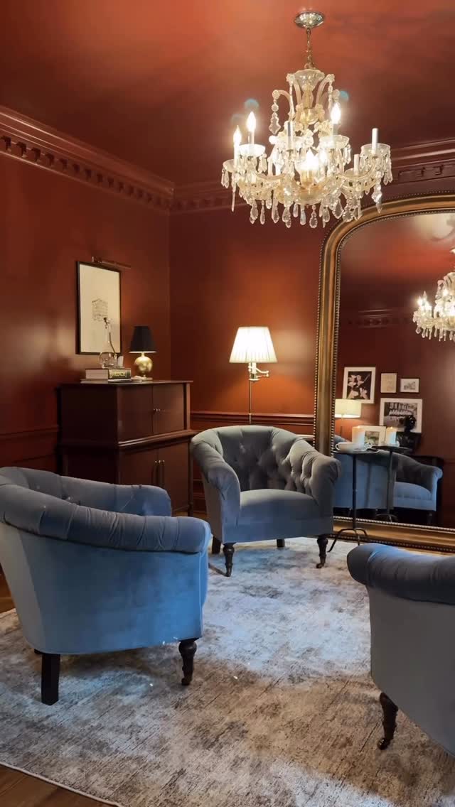 Instagram post by @annawpage for Loloi Rugs. Caption reads: This has become a frequently used room in our....