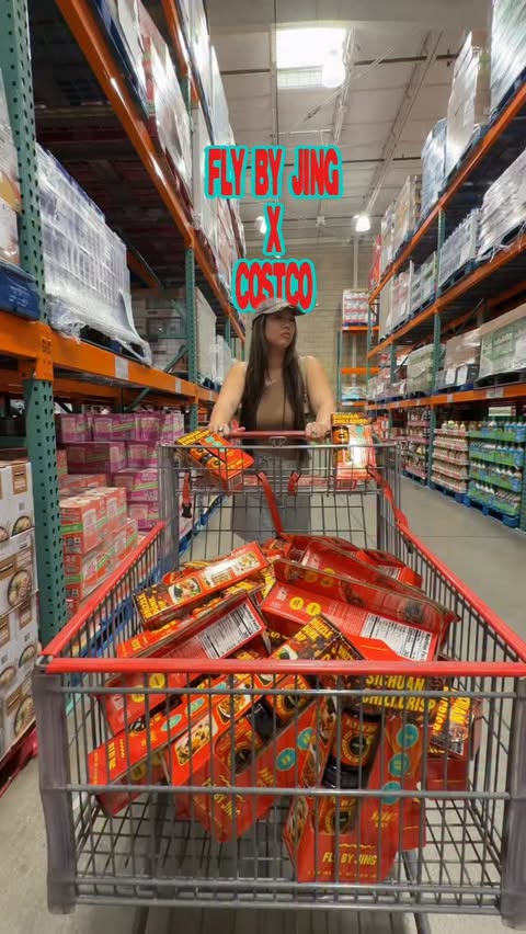 Instagram post by @margarita for FLY BY JING. Caption reads: Congrats @flybyjing on your @costco launch 🤩....
