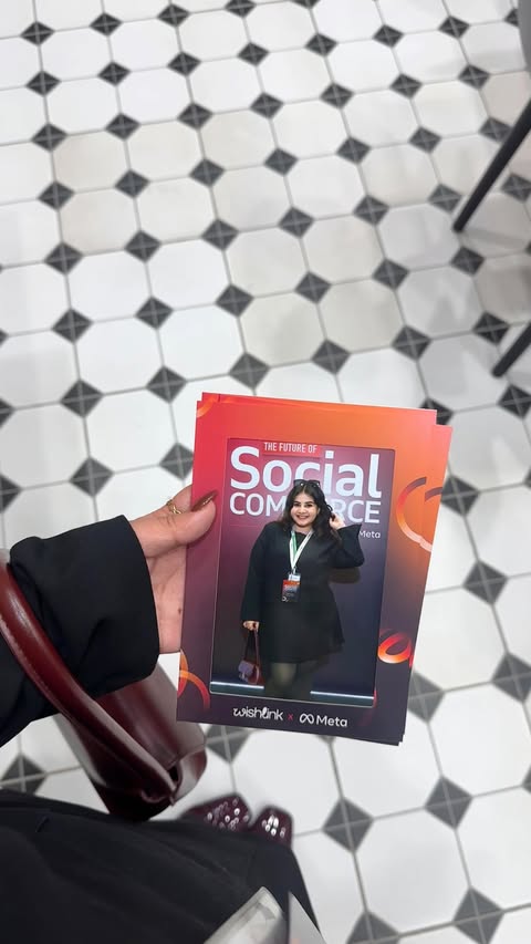 Instagram post by @mehakpurswani_ for Wishlink. Caption reads: My 2025 bingo card keeps in surprising me and now....