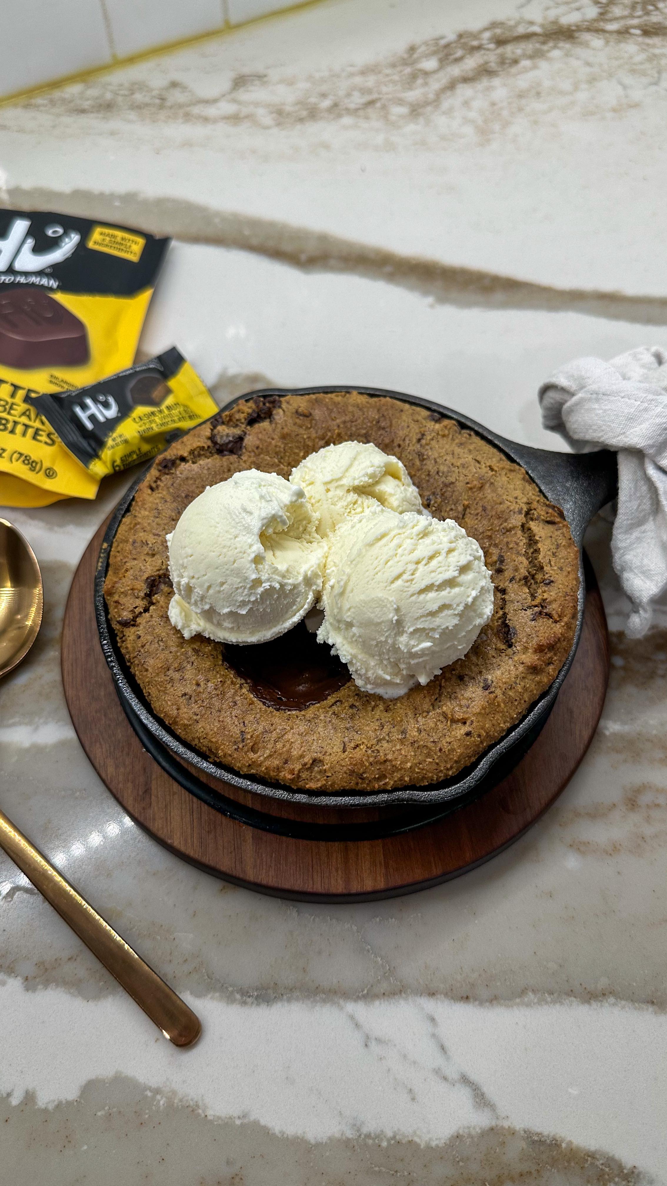 Instagram post by @lovelydelites for Hu Kitchen. Caption reads: Date night in > date night out lately ✨ And this....