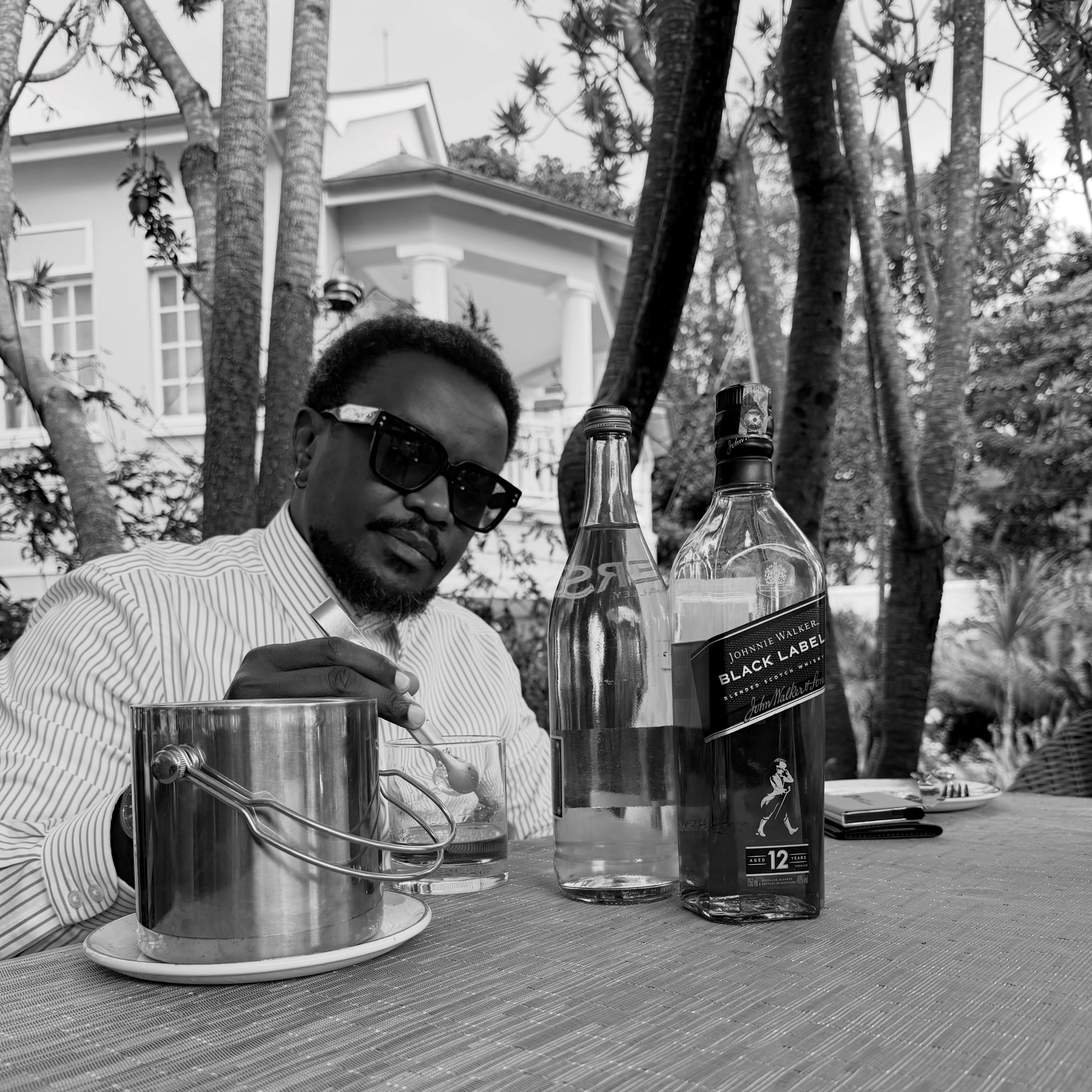 Instagram post by @realshinski for Johnnie Walker. Caption reads: [...] define your legacy. #keepwalking....