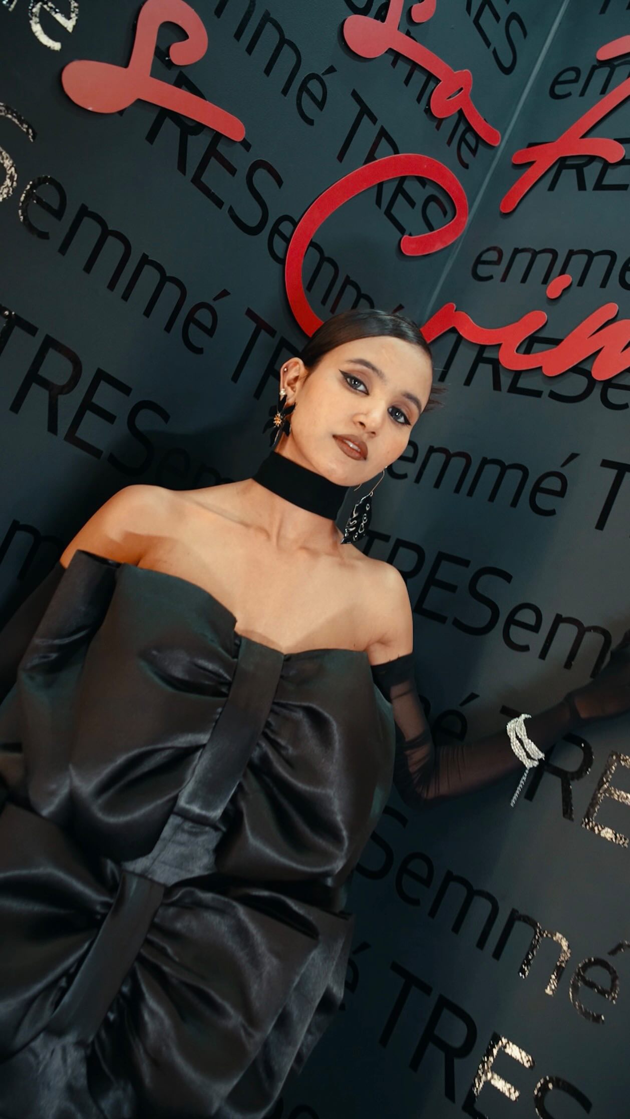 Instagram post by @nancytyagi___ for TRESemmé. Caption reads: #AD  Morning started with frizz and chaos… but....