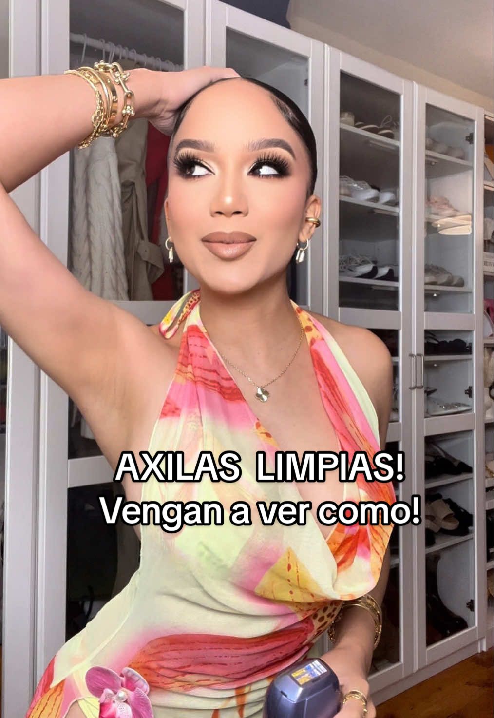 TikTok post by @melissamat_ for Ulike. Caption reads: Visita la pagina de @Ulike Official o dale click....