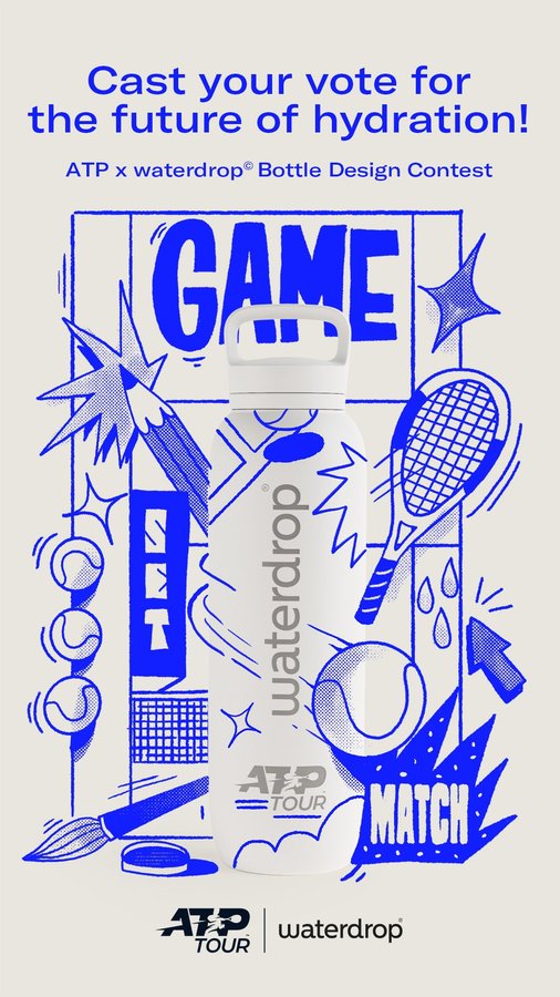 Instagram post by @bublik for Waterdrop. Caption reads: The designs are in - now it’s your turn to serve....