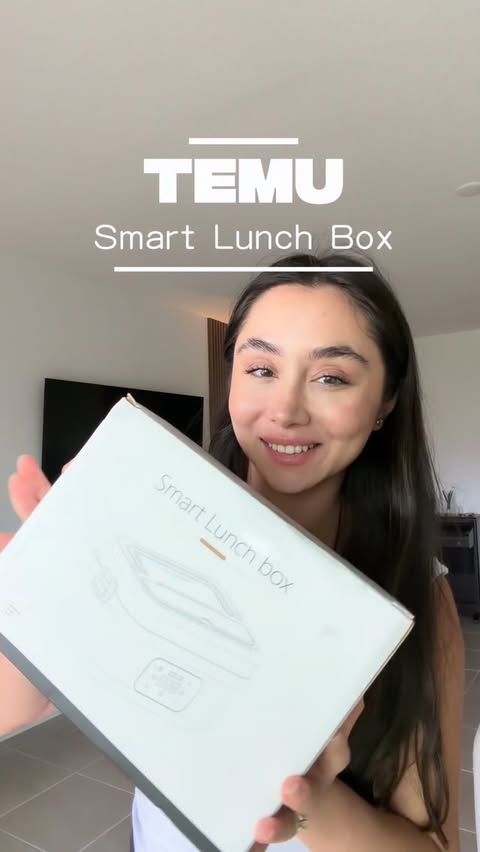 Instagram post by an influencer for Temu. Caption reads: I’ve been using this Temu lunch box and it’s....
