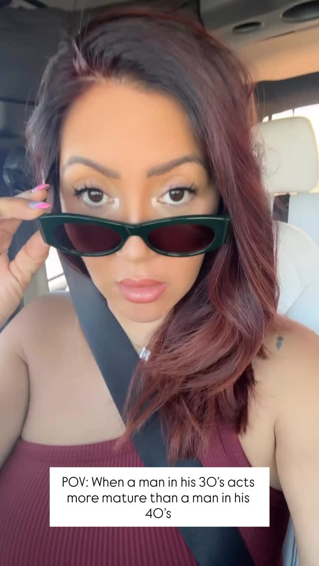 Instagram post by @raqcsworld for QUAY. Caption reads: Just saying….you would think the more mature a man....